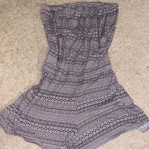 Strapless Romper